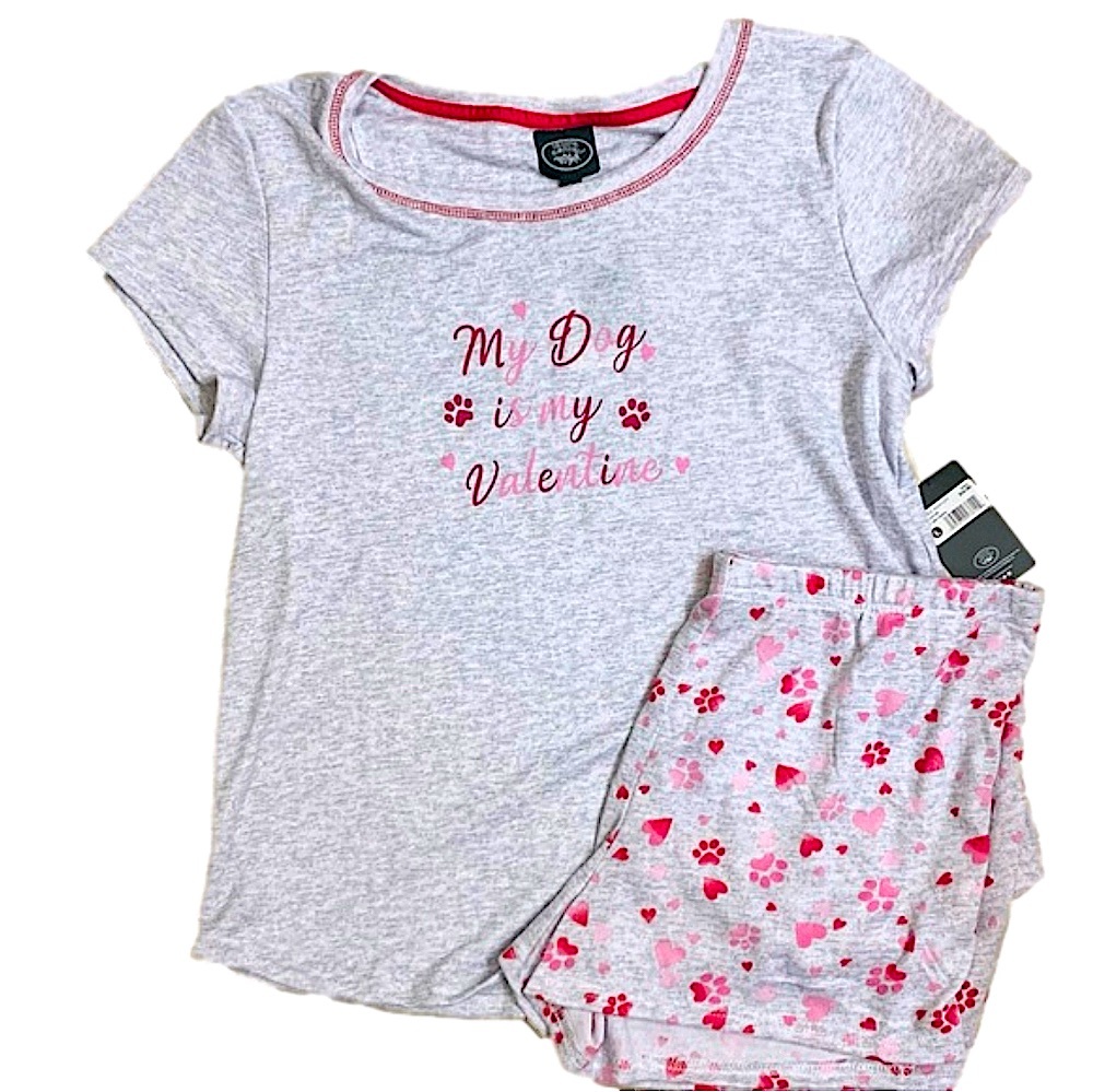 Dog Valentine NWT Puppy Love Pajama Set